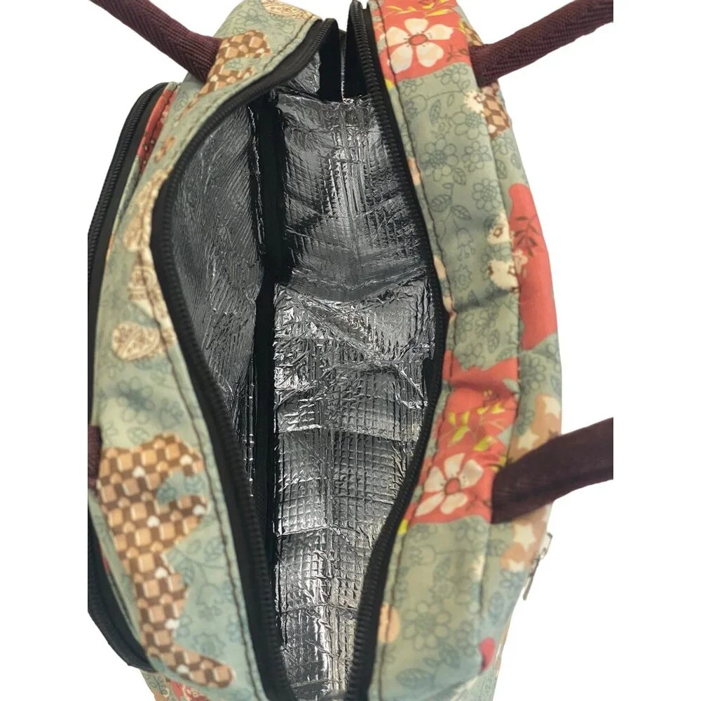 Lunch Bag Cooler Meal Prep Food Dinner Makeup Bag Women Kids Rabbit Bunny New - Picture 7 of 7